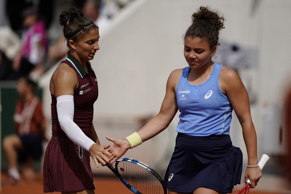 Jasmine Paolini (@jasminepaolini) on Twitter photo Good day at the office in Paris! ๐ซ๐ท
โ
Singles
โ
Doubles
๐ธ: Corinne Dubreuil / FFT
๐ธ: Getty Images
@wta
<a href="/rolandgarros/">Roland-Garros</a> Good day at the office in Paris! ๐ซ๐ท
โ
Singles
โ
Doubles
๐ธ: Corinne Dubreuil / FFT
๐ธ: Getty Images
@wta
<a href="/rolandgarros/">Roland-Garros</a>