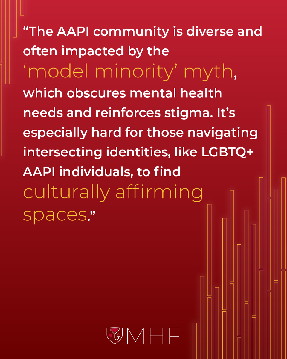 MensHealthFound's tweet photo. In celebration of Asian American &amp; Pacific Islander Heritage Month, Angela Bartolome, MHF's director of behavioral health, shares her perspective on the challenges currently facing AAPI folks.

🔗Discover her perspectives as a mental health professional at https://t.co/4dSVnyLjEJ https://t.co/AHexpZlfkg