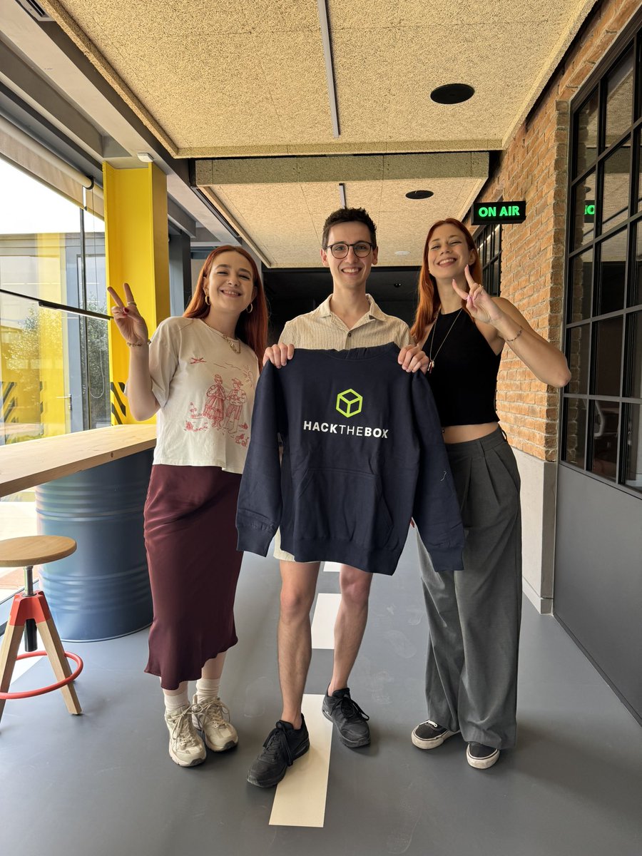 I'm on holiday in Athens, Greece 🇬🇷 🌴
But I just couldn't resist visiting the HackTheBox office 🟩

Thank you <a href="/hackthebox_eu/">Hack The Box</a> for showing me around the office, the SWAG and amazing coffee!

They have the coolest office I have ever seen! 😎