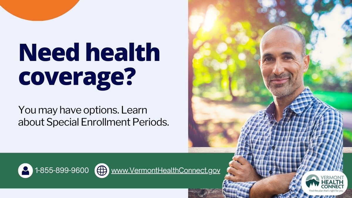 Life is full of changes. Vermont Health Connect is here to help individuals and families #StayCoveredVT. Certain life events may qualify you for a Special Enrollment Period to enroll in a plan that fits your needs and budget. Find out more ➡️ VermontHealthConnect.gov