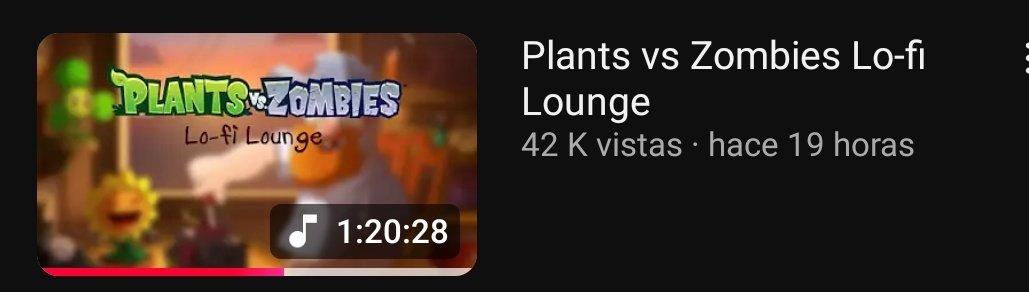 Que les pareció el Lo-fi que publicó Plants vs Zombies ayer?