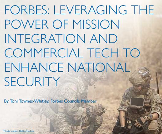 SAICinc's tweet photo. In national security, success isn’t just about tech—it’s about how we integrate it.
In @ForbesBizCncl, SAIC CEO Toni Townes-Whitley shares 3 keys to #MissionIntegration:
✅ Private sector leadership
✅ Broader competition
✅ Open architectures
Read more: https://t.co/LCyXVfL0Zh https://t.co/cT6ZUSEkk5