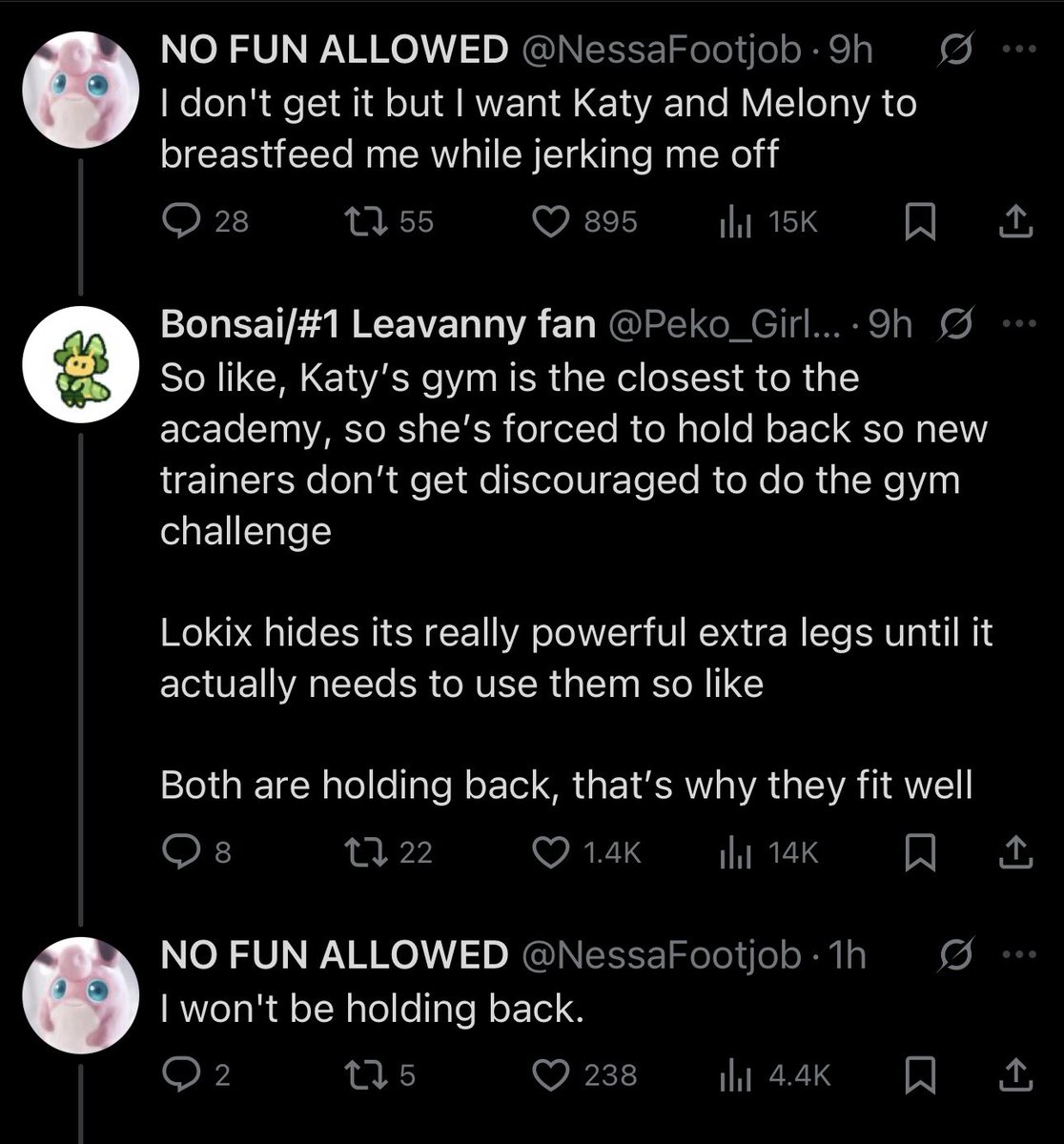 …none of them? you couldn’t pick any other reply to explain the tweet with?