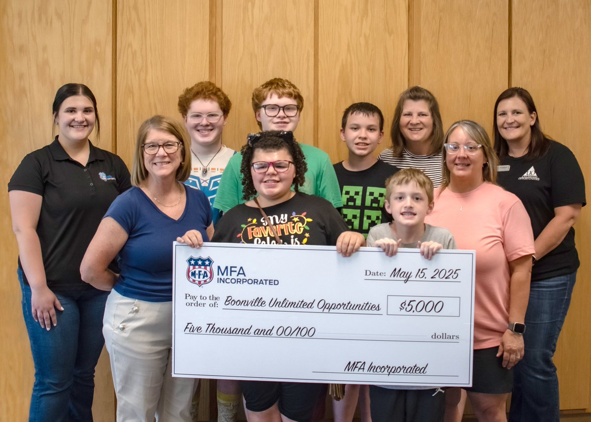 Success = more room for kids to be kids. 
MFA Incorporated Charitable Foundation awarded $5K to Unlimited Opportunities in Boonville, Mo., to expand their family support room. UOI serves individuals with disabilities, promoting independence &amp; inclusion. uoi.org