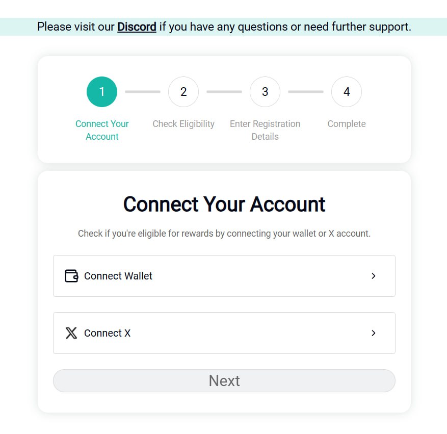🔈 Lagrange Airdrop — Register for Lagrange Airdrop ✅

🔗 Link — register.lagrangefoundation.org

🟢 Visit link , Connect Your wallet and Twitter [ X ]
🟢 If Eligible Click Next &amp; Select Network Where You Claim Tokens
🔗 You’ll be able to pick your preferred chain (Ethereum, Arbitrum,