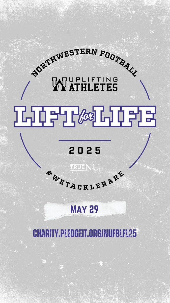 One workout. One cause. One team pushing their limits for the 30M Americans living with a rare disease. 💪🏆<a href="/NUFBFamily/">Northwestern Football</a> is teaming up with <a href="/UpliftingAth/">Uplifting Athletes</a> for #LiftForLife—rallying support to make a difference.
