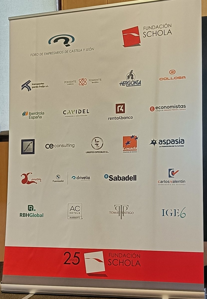 CONFERENCIA DE CLAUSURA del Foro de empresarios y la Fundación Schola, con el tema EUROPA: ECONOMÍA Y GEOPOLÍTICA por un ponente de prestigio el DR. EDUARDO MARTÍNEZ ABASCAL, profesor de IESE, institución que cumple 50 años. Presentado por Ricardo Lobera y Luis Ortiz