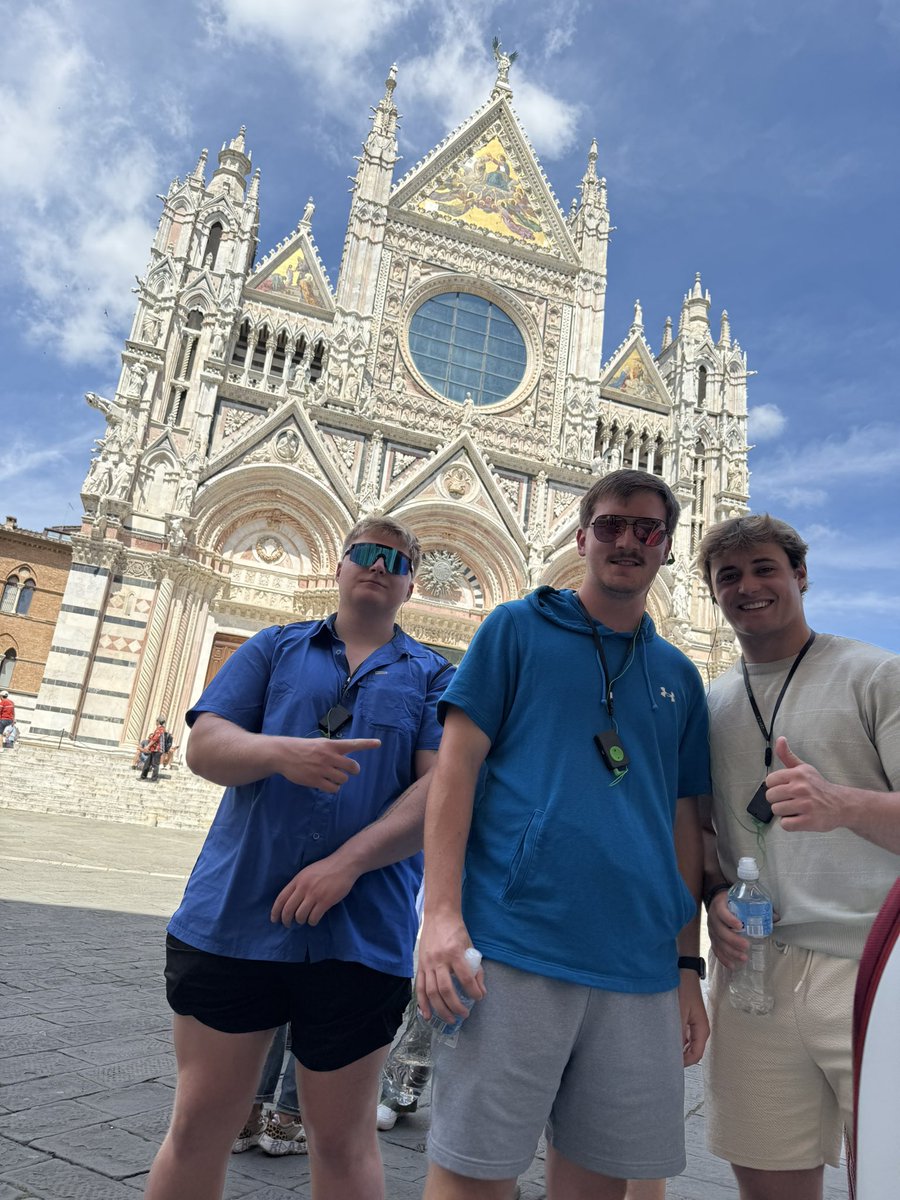 UWECFootball's tweet photo. Seeing the world and building the brotherhood. 

#ROLLGOLDS x #CTM https://t.co/scL1izBPXL