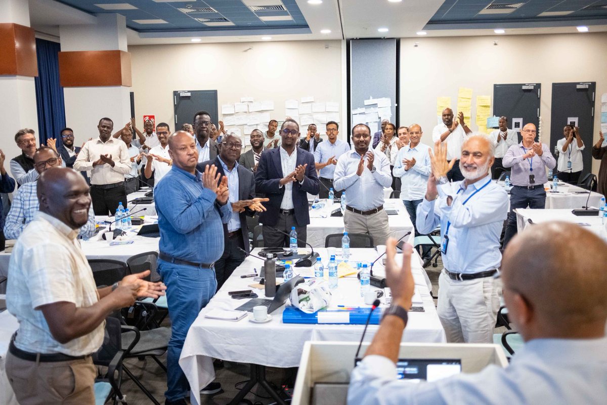 FAOSomalia's tweet photo. FAO Somalia team, led by FAOR @EPeterschmitt, successfully concluded a 2 day internal review of the current Country Programming Framework for Somalia &amp; initiated planning for the next #CPF aligned with the Somalia National Transformational Plan, the @FAO #4Betters and the #SDGs https://t.co/dPrn0O2Occ