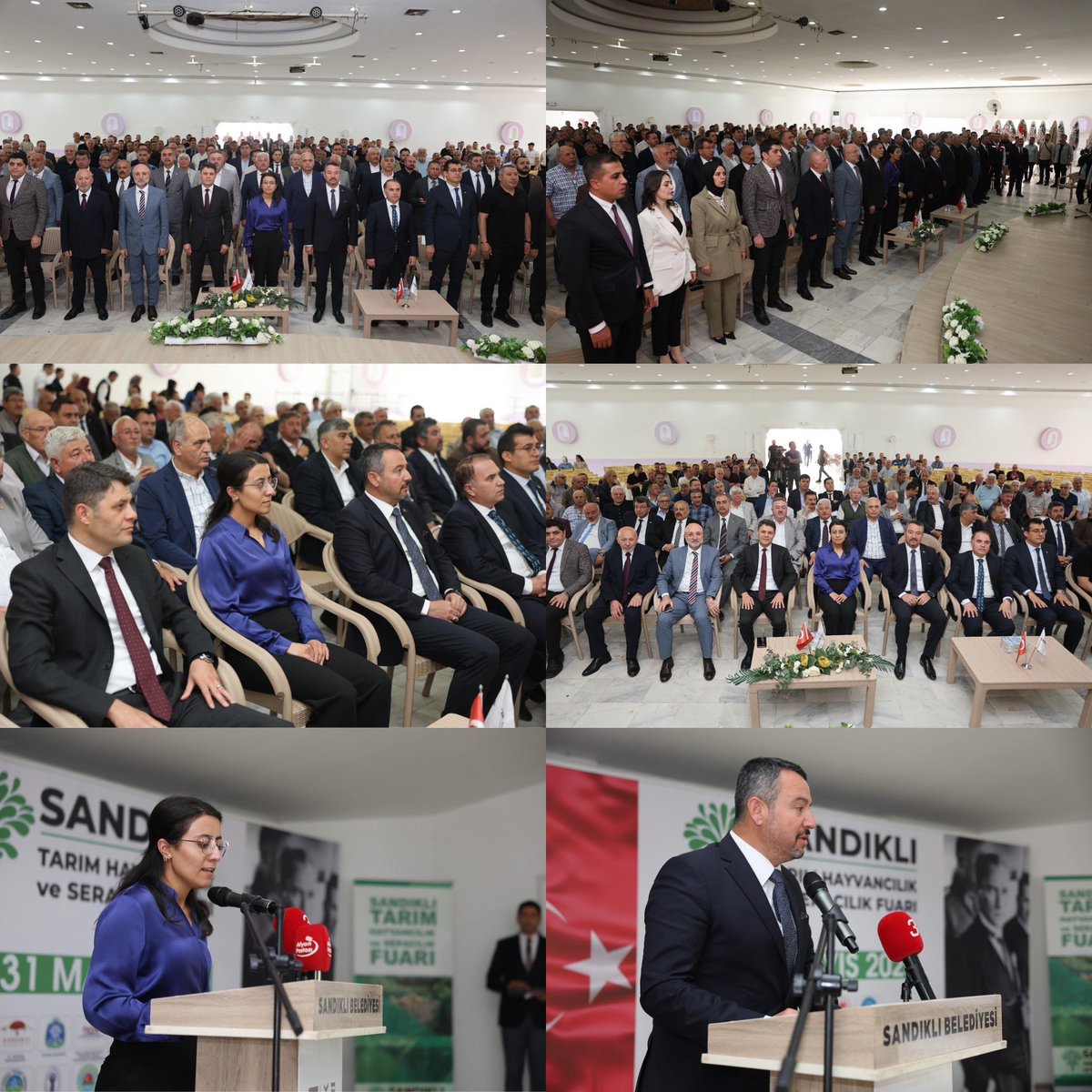 SandikliKaymakm's tweet photo. iLÇEMİZDE TARIM, HAYVANCILIK VE SERACILIK FUARI BAŞLADI
Sandıklı Kaymakamlığı, Sandıklı Belediyesi, Sandıklı Ticaret ve Sanayi Odası ile Sandıklı Ticaret Borsası iş birliğiyle ilçemizde ilk kez düzenlenen Tarım,Hayvancılık ve Seracılık Fuarı, yoğun katılımla gerçekleştirildi. https://t.co/GbcskfzIBV