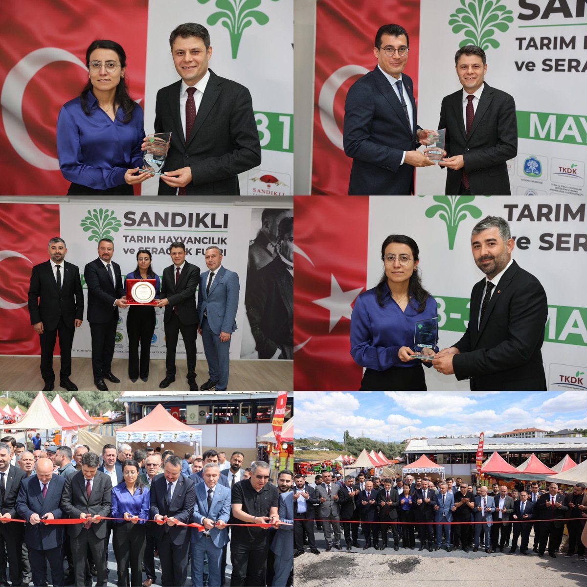 SandikliKaymakm's tweet photo. iLÇEMİZDE TARIM, HAYVANCILIK VE SERACILIK FUARI BAŞLADI
Sandıklı Kaymakamlığı, Sandıklı Belediyesi, Sandıklı Ticaret ve Sanayi Odası ile Sandıklı Ticaret Borsası iş birliğiyle ilçemizde ilk kez düzenlenen Tarım,Hayvancılık ve Seracılık Fuarı, yoğun katılımla gerçekleştirildi. https://t.co/GbcskfzIBV