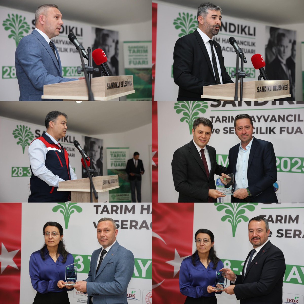 SandikliKaymakm's tweet photo. iLÇEMİZDE TARIM, HAYVANCILIK VE SERACILIK FUARI BAŞLADI
Sandıklı Kaymakamlığı, Sandıklı Belediyesi, Sandıklı Ticaret ve Sanayi Odası ile Sandıklı Ticaret Borsası iş birliğiyle ilçemizde ilk kez düzenlenen Tarım,Hayvancılık ve Seracılık Fuarı, yoğun katılımla gerçekleştirildi. https://t.co/GbcskfzIBV