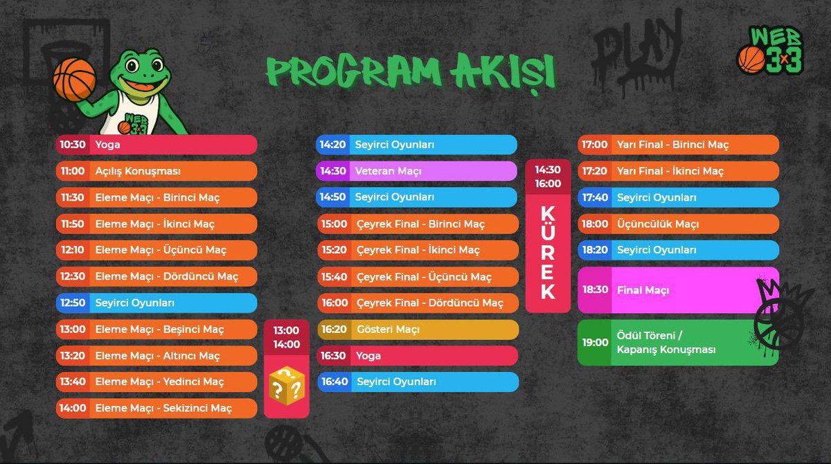 Çok soran oldu, işte etkinlik programı 🔥
