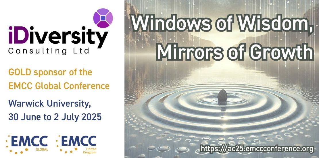We are proud to say iDiversity Consulting is sponsoring the EMCC Global Annual Conference 2025, taking place at University of Warwick 30 June to 2 July, in partnership with EMCC UK.
vist.ly/3n5gmmt

Secure your conference spot: vist.ly/3n5gmmw

#EMCCconference