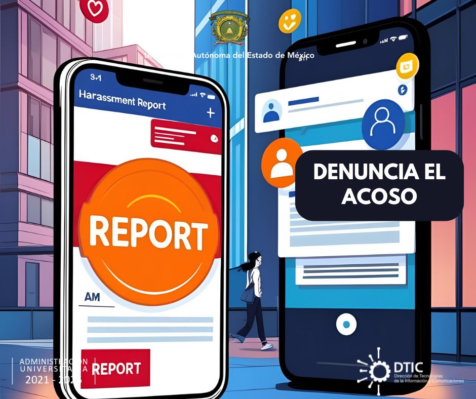 DTIC_UAEMex's tweet image. 🚨 ¡No te calles!

Si ves o vives ciberbullying, denúncialo.

Informa a la plataforma o a las autoridades. 🛑📲

 No más silencio. No más acoso. 💪💬

#ProtegeTuInformación
#MetaRed #SomosUAEMéx 💚💛#Ciberbullying