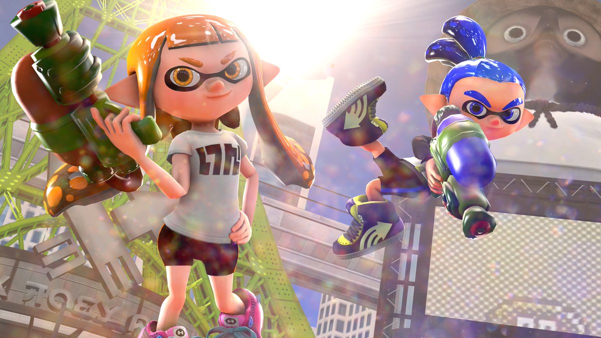 10 years of Splatoon 🦑 🟠🔵