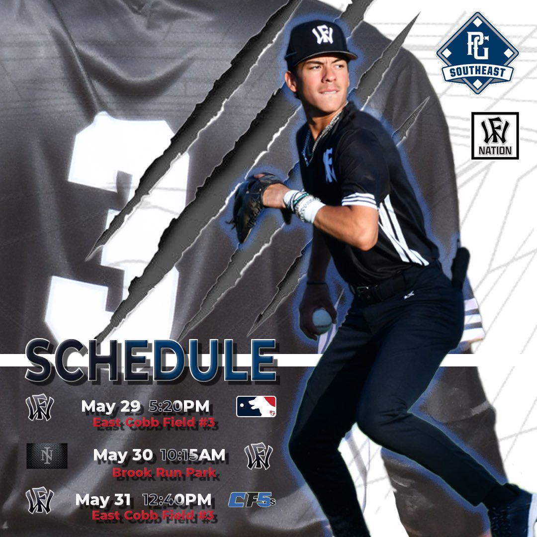 Raydon Rocha (@raydon_rocha26) on Twitter photo Here is my schedule for this weekend!! Canβt wait to get back on the field with this team! <a href="/CoachHowell33/">Kyle Howell</a> <a href="/JGoetzBaseball/">Justin Goetz</a> <a href="/WowFactorNation/">Wow Factor Baseball</a> <a href="/WowFactorScout1/">WowFactor_Scouting</a> <a href="/PG_FourCorners/">Perfect Game Four Corners</a> <a href="/PerfectGameUSA/">Perfect Game USA</a> <a href="/BUncommitted/">Baseball_Uncommitted</a>
#uncommitted #classof2026 Here is my schedule for this weekend!! Canβt wait to get back on the field with this team! <a href="/CoachHowell33/">Kyle Howell</a> <a href="/JGoetzBaseball/">Justin Goetz</a> <a href="/WowFactorNation/">Wow Factor Baseball</a> <a href="/WowFactorScout1/">WowFactor_Scouting</a> <a href="/PG_FourCorners/">Perfect Game Four Corners</a> <a href="/PerfectGameUSA/">Perfect Game USA</a> <a href="/BUncommitted/">Baseball_Uncommitted</a>
#uncommitted #classof2026
