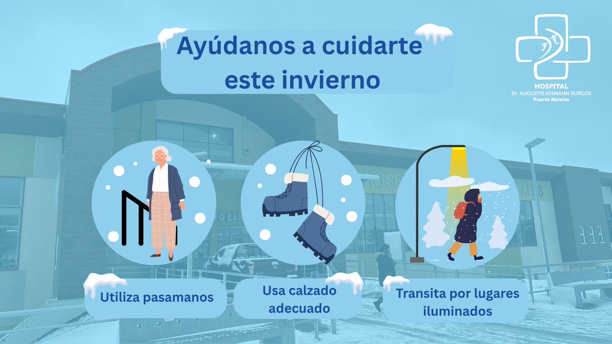 Con la llegada de las bajas temperaturas, la escarcha ya se hace notar en calles y veredas, y la nieve no tardará en aparecer. Por eso, te recordamos la importancia de transitar con precaución y usar calzado adecuado para evitar caídas y accidentes. ❄️