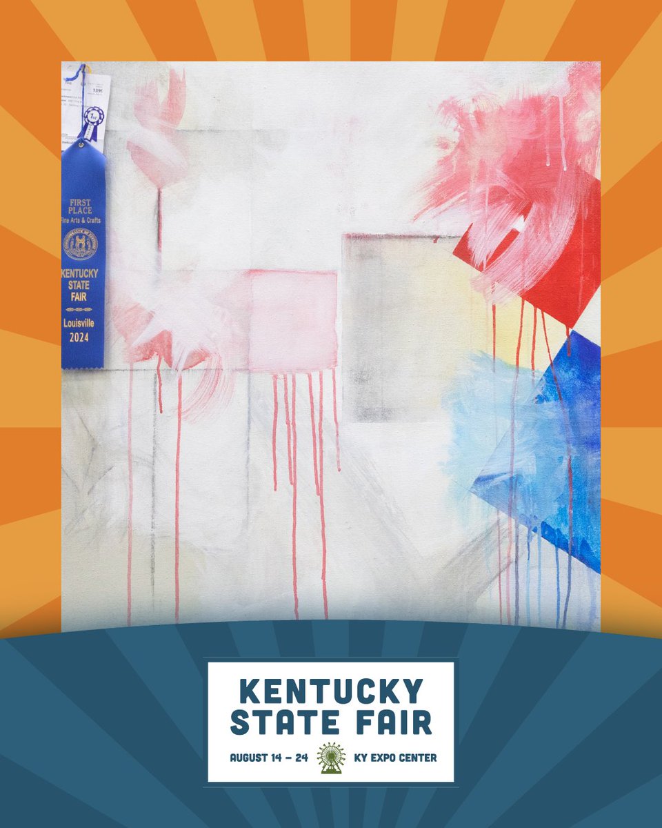 Do you have a knack for drawing, painting, sculpting ? Enter at the fair for your chance to take home a blue ribbon. go.kyvenues.com/437QOPT