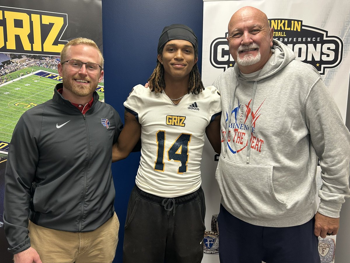 Raihan Steed (@raihansteed14) on Twitter photo After a great visit and talk with Coach <a href="/ChampionsManual/">Mike Leonard</a> im blessed and grateful to receive my first offer to Franklin College, Thank you. <a href="/Coachkuz_/">Kenny Kuzmuk</a> <a href="/CoachHillGriz/">Daniel Hill</a> <a href="/FCGrizFootball/">Franklin College Football</a> <a href="/CoachBSanderson/">Barrett Sanderson</a> <a href="/coachpaulrains/">Paul Rains 🏈</a> After a great visit and talk with Coach <a href="/ChampionsManual/">Mike Leonard</a> im blessed and grateful to receive my first offer to Franklin College, Thank you. <a href="/Coachkuz_/">Kenny Kuzmuk</a> <a href="/CoachHillGriz/">Daniel Hill</a> <a href="/FCGrizFootball/">Franklin College Football</a> <a href="/CoachBSanderson/">Barrett Sanderson</a> <a href="/coachpaulrains/">Paul Rains 🏈</a>