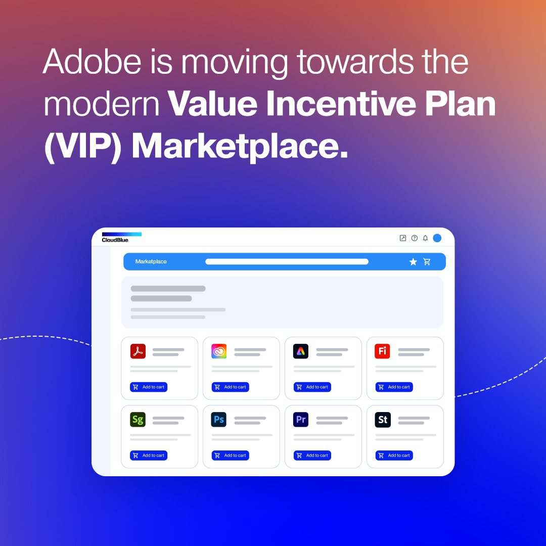 Adobe is retiring the VIP Commercial program. All VIP customers must transition to VIP Marketplace by May 31, 2025. Don't get caught off guard. Learn more about what this means for your business. Are you ready for this big change?

Learn More: ow.ly/9LfJ50VZJR0