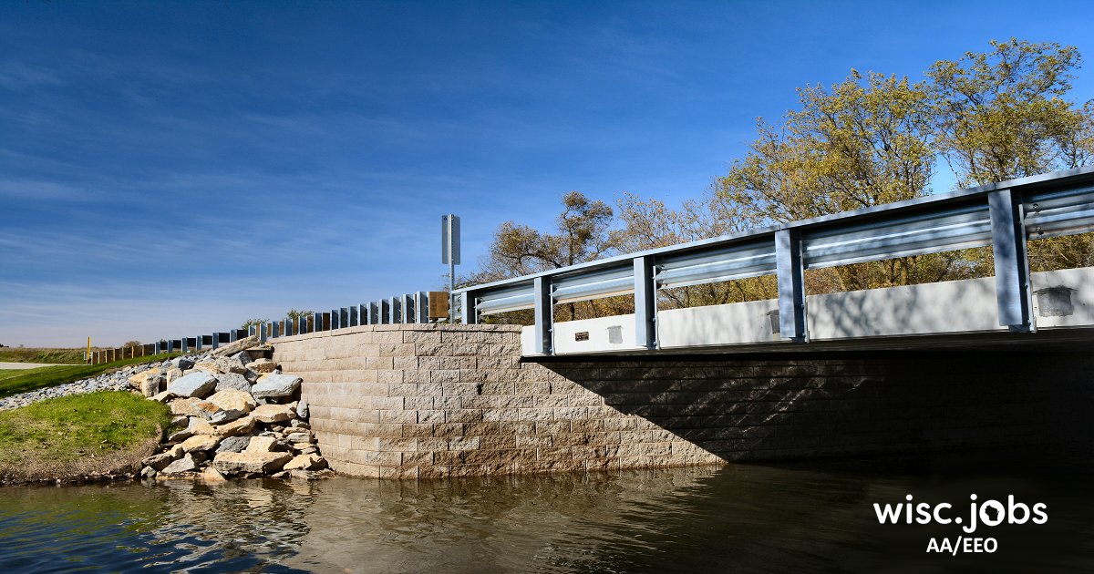 wiscjobs's tweet image. Dept of Transportation is hiring a #BridgeMaintenanceCoordinator to manage structure inspection completion &amp;amp; annual structure maintenance prog oversight for the #LaCrosseWI area in SW Region. $67-$87K/yr +bnfits. Apply by 6/1. #WIjobs #govjobs #Inspector ow.ly/JjJv50VZBbq
