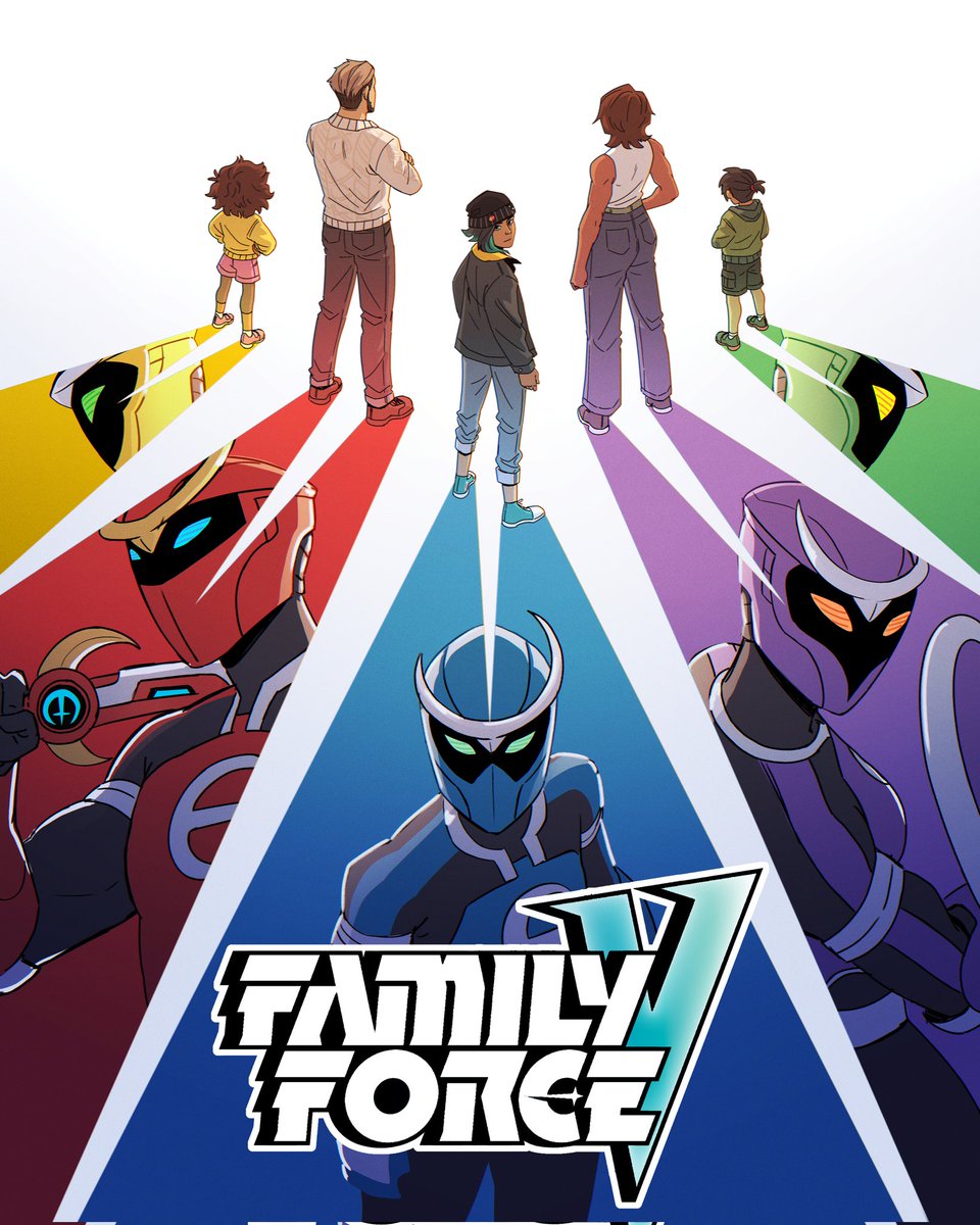 Our graphic novel, #familyforceV is now available in comic book stores nationwide!!! We are so proud of how it came together.  If you pick up a copy please let us know!!!! 🥂🎉🩵
