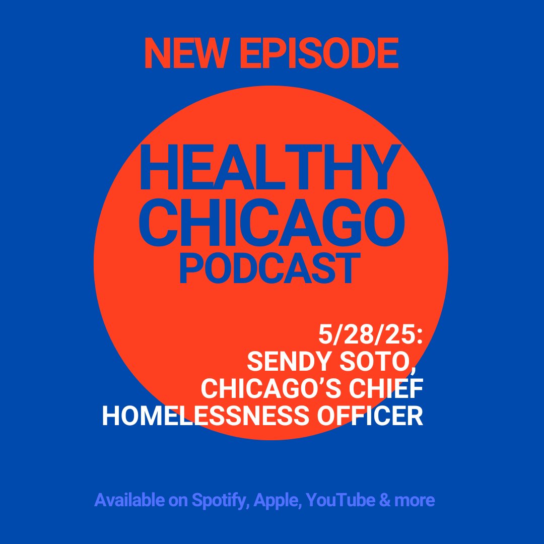 CDPH | Chicago Department of Public Health (@chipublichealth) on Twitter photo On a new episode of Healthy Chicago Podcast, Sendy Soto, Chicago’s Chief Homelessness Officer, talks about working w/ those in need in the community + solutions to housing insecurity + homelessness.
Apple: chi.gov/4kF5H3d
Spotify: chi.gov/4dA10oS
<a href="/ChicagosMayor/">Mayor Brandon Johnson</a> On a new episode of Healthy Chicago Podcast, Sendy Soto, Chicago’s Chief Homelessness Officer, talks about working w/ those in need in the community + solutions to housing insecurity + homelessness.
Apple: chi.gov/4kF5H3d
Spotify: chi.gov/4dA10oS
<a href="/ChicagosMayor/">Mayor Brandon Johnson</a>