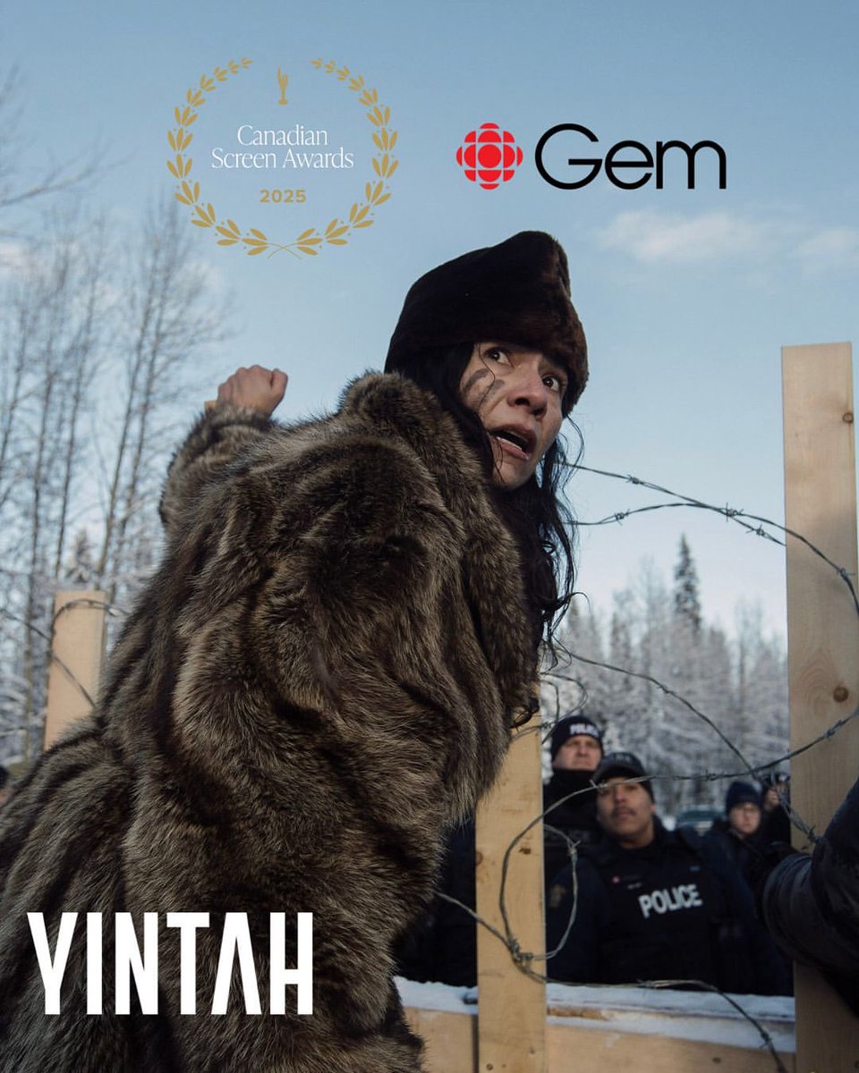 Repost from @yintah.film
•
YINTAH is nominated for 4 Canadian Screen Awards, including Best Feature Length Documentary 🏆🏆🏆🏆

The main gala will be held on 1 June, hosted by comedian Lisa Gilroy, and broadcast live on CBC Gem 📺 👀