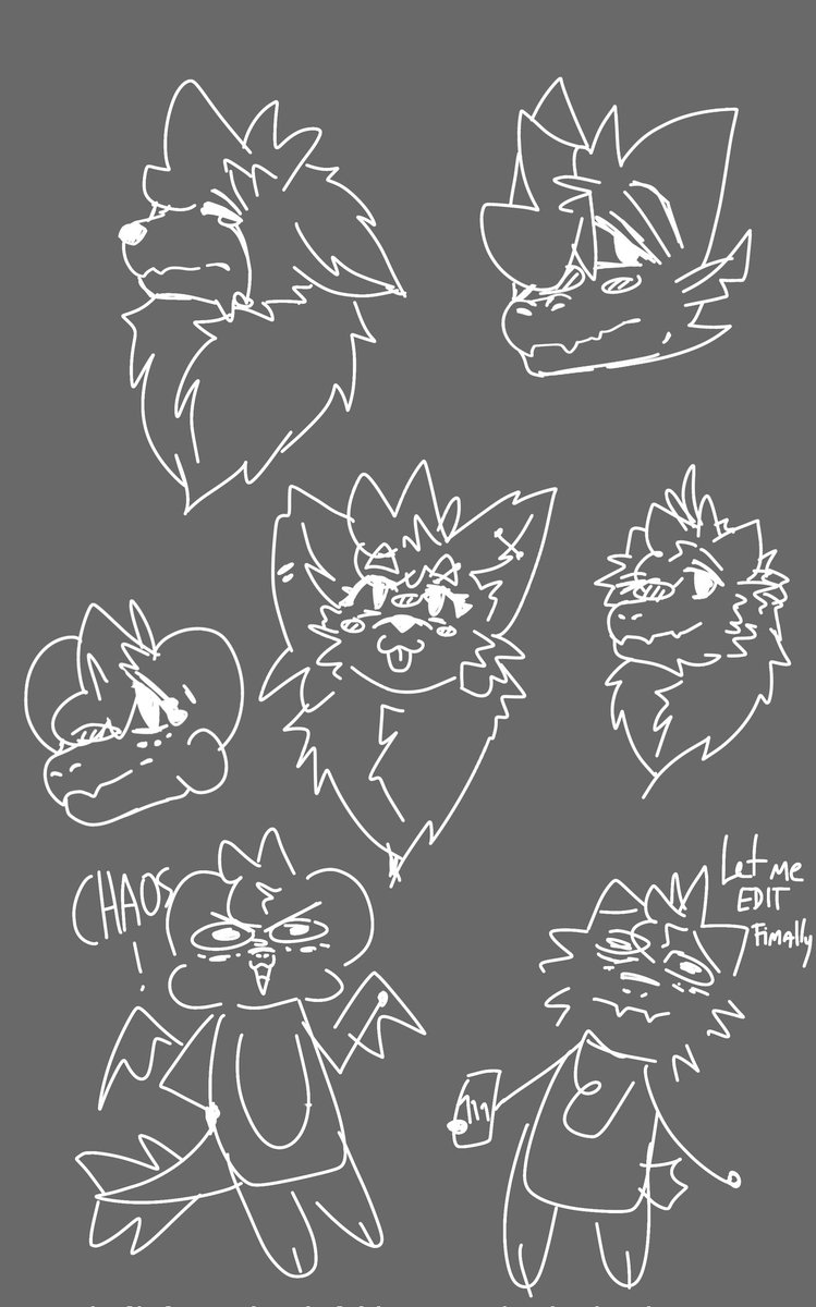 Yuh, I have so many arts to do but Im lazy azz and Im posting doodles, how you get know??

#OC #doodle #furry