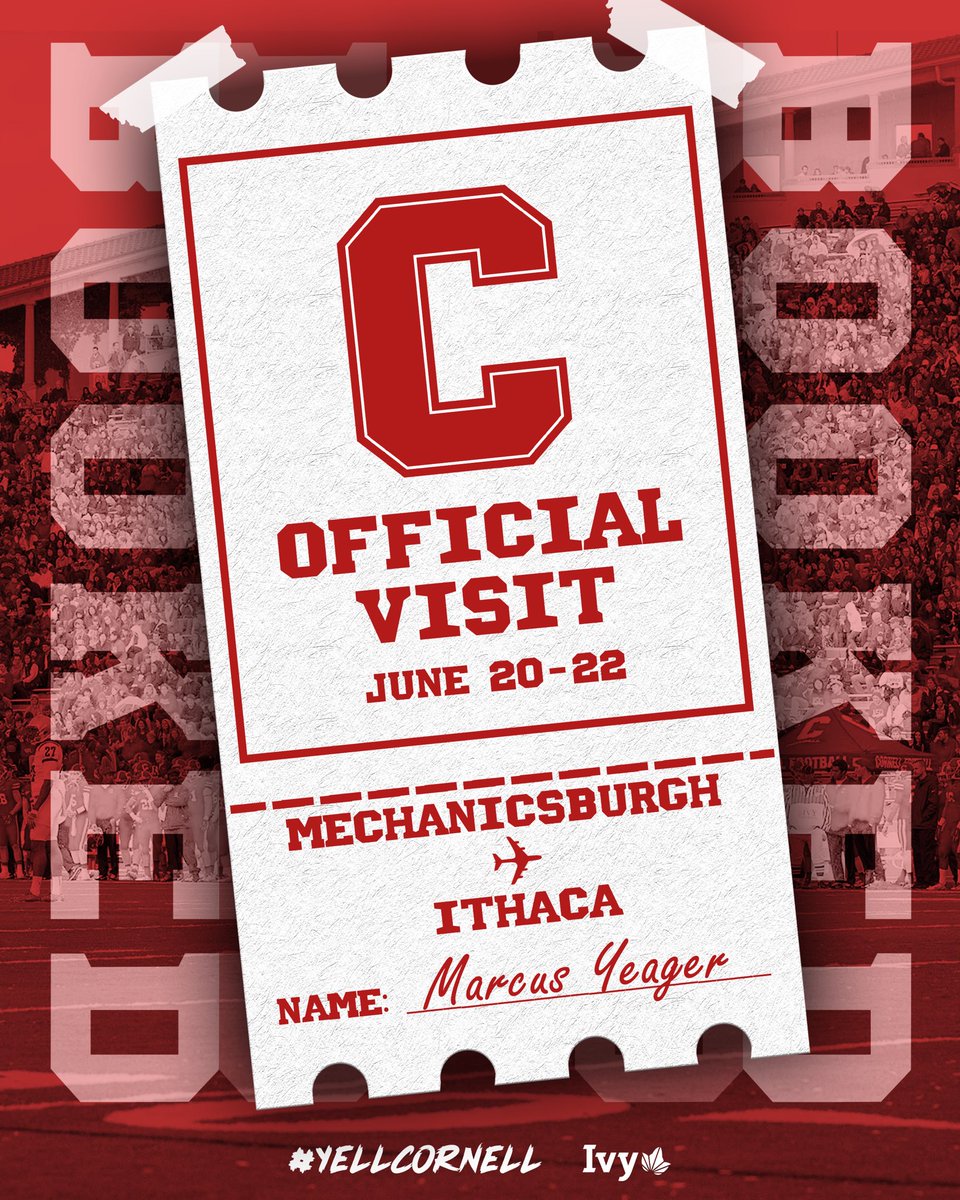 Marcus Yeager (@marcus_yeager) on Twitter photo OV Locked in! 6/20🔒🔴🐻 #YellCornell
<a href="/BigRed_Football/">Cornell Football</a> <a href="/DanSwanstrom/">Dan Swanstrom</a> <a href="/conner14hayes/">Conner</a> <a href="/CoachEFranklin/">Eric Franklin</a> <a href="/CoachJDittman58/">Jeff Dittman</a> <a href="/JaredBackus1/">Jared Backus</a> <a href="/Coach_Hatcher20/">Mike Hatcher</a> <a href="/CoachBhakta/">Satyen Bhakta</a>
-
<a href="/Trinity_HSFB/">Trinity High School Football</a> <a href="/EdOBrienCFB/">EdOBrienCFB</a> <a href="/SportsByBLinder/">Brian Linder</a> <a href="/PaFootballNews/">Pennsylvania Football News</a> <a href="/RymirVaughn/">Rymir Vaughn</a> OV Locked in! 6/20🔒🔴🐻 #YellCornell
<a href="/BigRed_Football/">Cornell Football</a> <a href="/DanSwanstrom/">Dan Swanstrom</a> <a href="/conner14hayes/">Conner</a> <a href="/CoachEFranklin/">Eric Franklin</a> <a href="/CoachJDittman58/">Jeff Dittman</a> <a href="/JaredBackus1/">Jared Backus</a> <a href="/Coach_Hatcher20/">Mike Hatcher</a> <a href="/CoachBhakta/">Satyen Bhakta</a>
-
<a href="/Trinity_HSFB/">Trinity High School Football</a> <a href="/EdOBrienCFB/">EdOBrienCFB</a> <a href="/SportsByBLinder/">Brian Linder</a> <a href="/PaFootballNews/">Pennsylvania Football News</a> <a href="/RymirVaughn/">Rymir Vaughn</a>