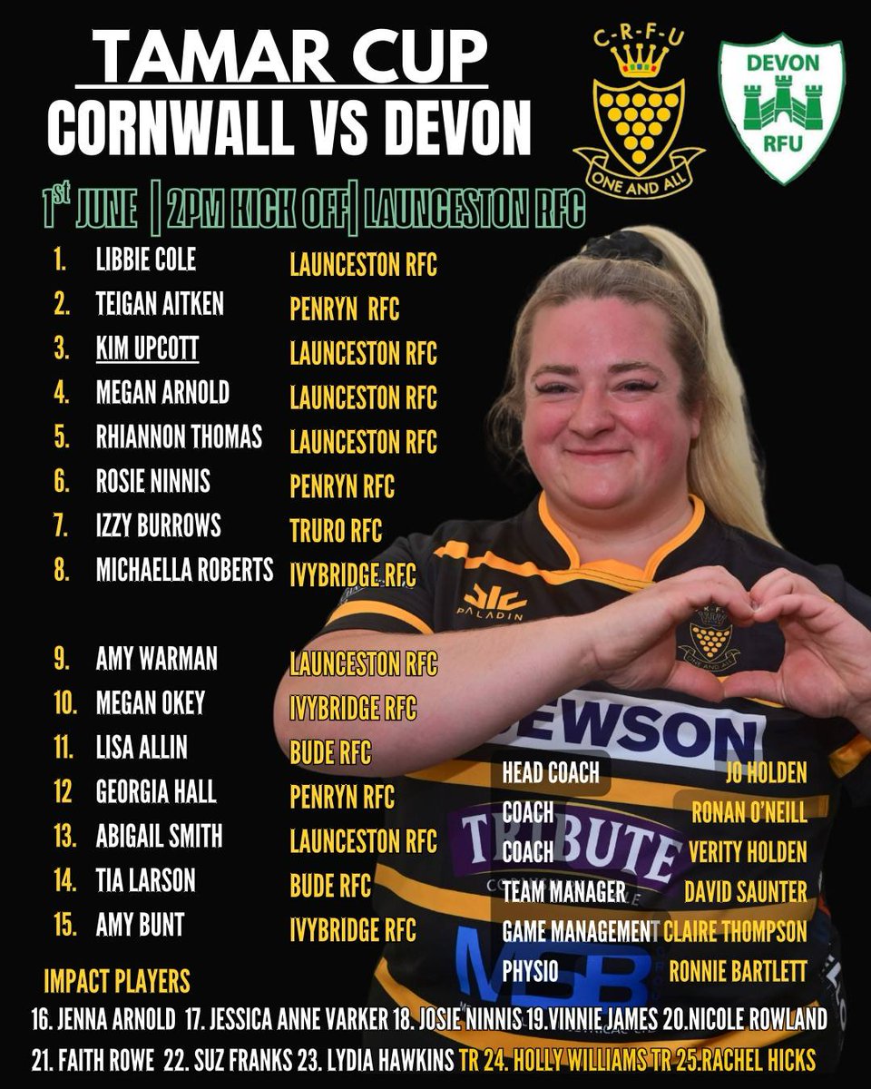 🚨 SQUAD ANNOUNCEMENT 🚨

Our 23 are READY
With a place in the Gill Burns Cup semi-finals at stake, this one promises to be a cracker. You won’t want to miss it!

📅 Sunday, June 1
📍 Polson Bridge, Launceston
🕑 Kick-off: 2:00 PM
🎟 Be loud. Be proud. Be there.