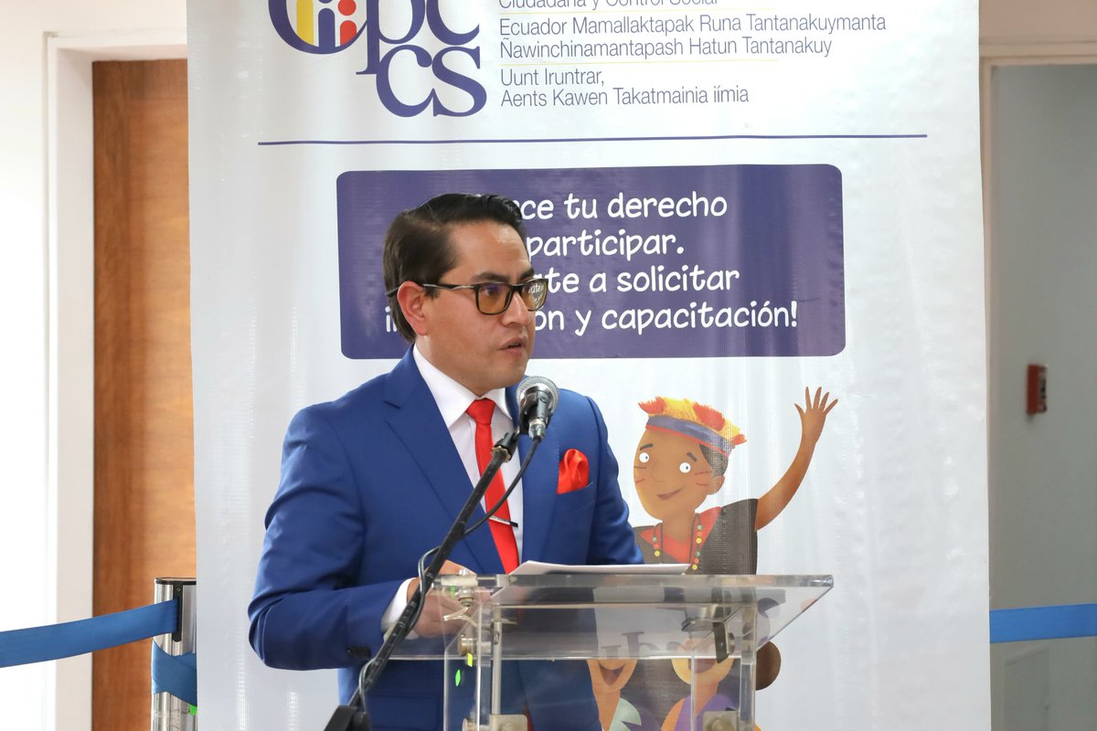 Participa Ecuador (@cpccsec) on Twitter photo En este momento el Dr. Marco Benalcázar, Director del Laboratorio de Investigación en Inteligencia y Visión Artificial de la <a href="/EPNEcuador/">EPNEcuador</a>, expone ante el Pleno del CPCCS las posibilidades de aplicación de la IA en los procesos de designación de autoridades. En este momento el Dr. Marco Benalcázar, Director del Laboratorio de Investigación en Inteligencia y Visión Artificial de la <a href="/EPNEcuador/">EPNEcuador</a>, expone ante el Pleno del CPCCS las posibilidades de aplicación de la IA en los procesos de designación de autoridades.
