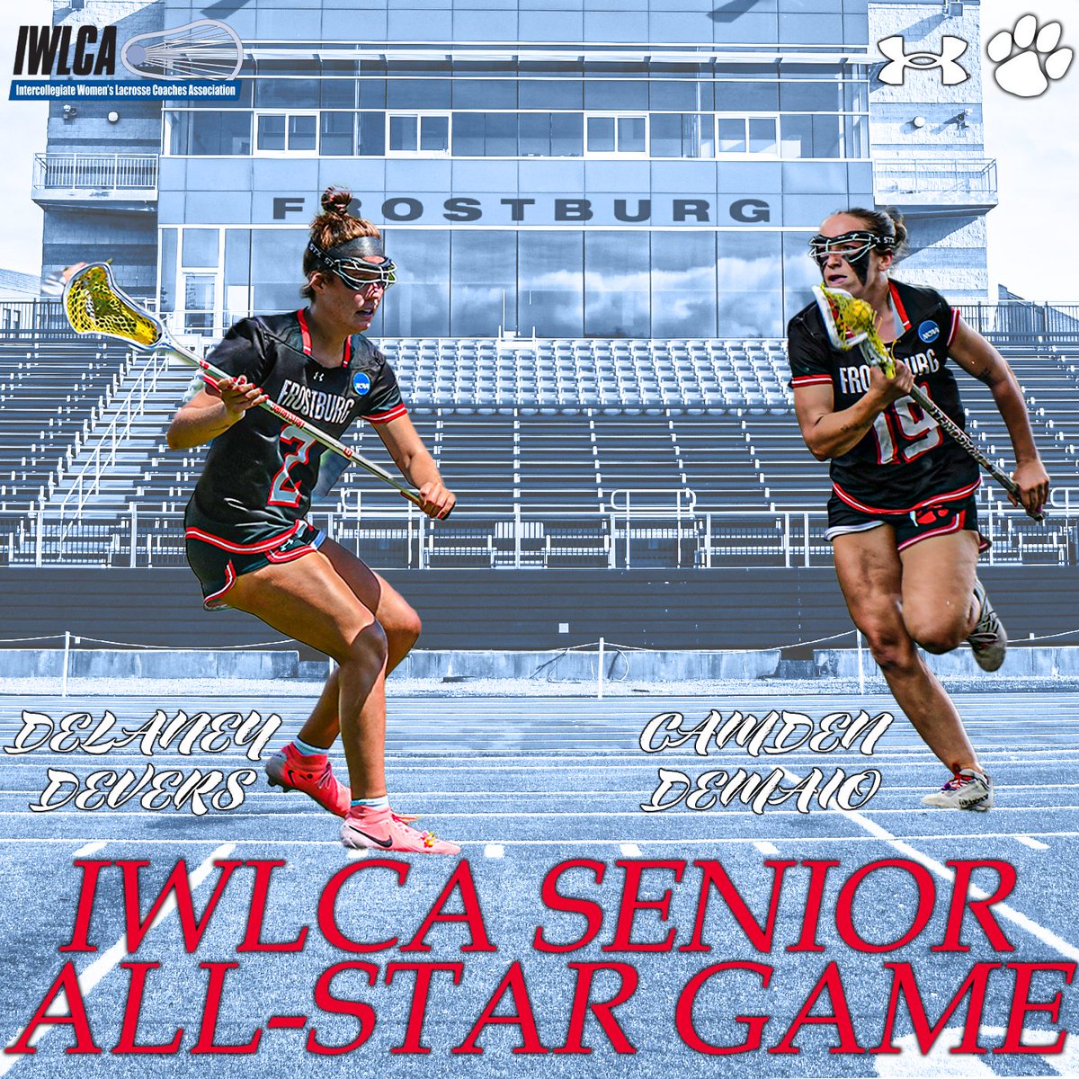 Women's Lacrosse will be sending a pair of players to Sparks for the Senior All-Star game this Saturday, good luck to Delaney and Cam! #BobcatPride