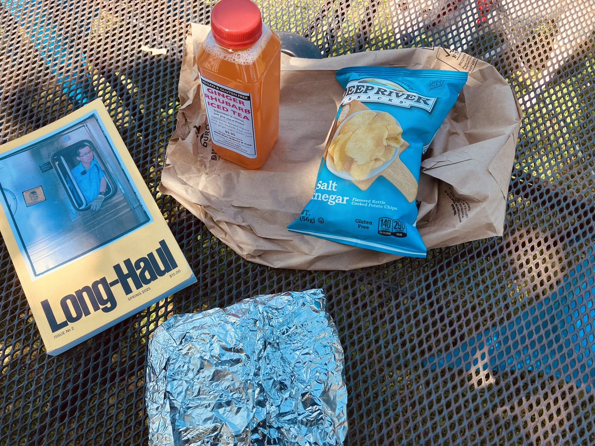 New book days are the best days, especially when it’s the new issue of <a href="/longhaul_mag/">Long-Haul</a> over lunch.