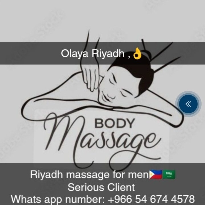 Hello, I'm available now for massage Riyadh
What's app # +966546744578
#massage_in_riyadh
#massage_bodytobody 
#MassageFullBodyMassage 
#masdsgeriyadh
#massage_riyadh