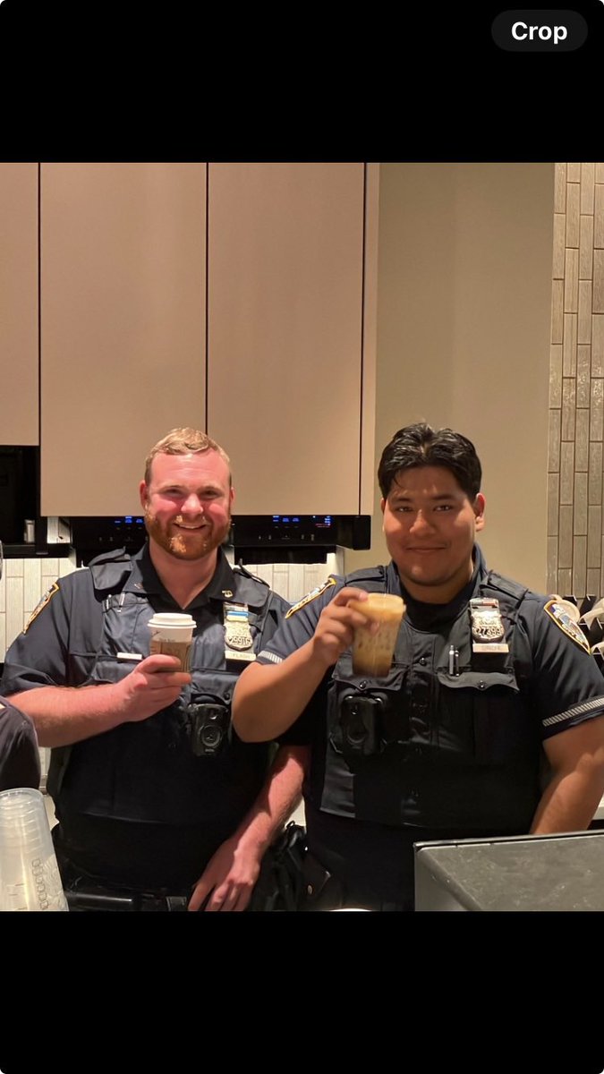 NYPD70Pct's tweet image. Today your Crime Prevention Officer and NCO David teamed up with @Starbucks to host coffee with a cop. Officers were able to engage with members of the community and make coffee while providing resourceful personal safety tips. #greatwork