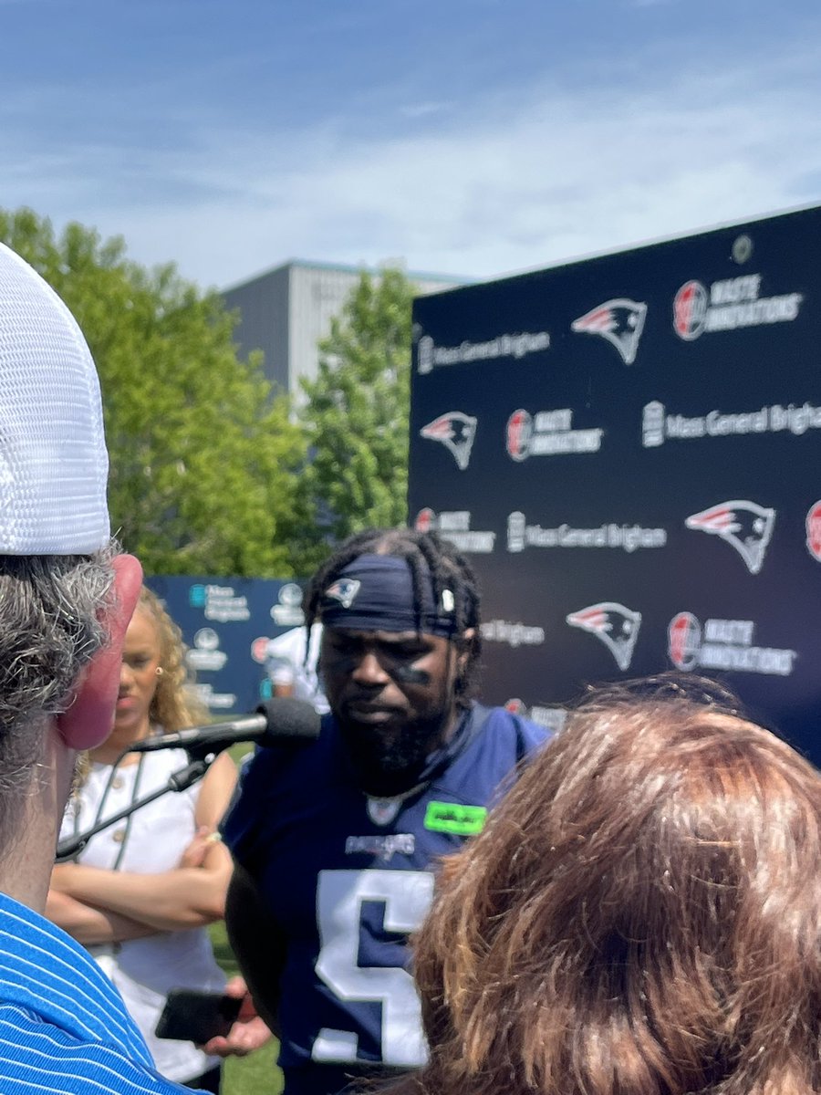 Kevin J. Stone (@kstone06) on Twitter photo Jabrill Peppers speaking now.
On last year: “I’m just happy it’s over. Getting back to what I love to do.” <a href="/newftbj/">New England Football Journal ® 🏈</a> Jabrill Peppers speaking now.
On last year: “I’m just happy it’s over. Getting back to what I love to do.” <a href="/newftbj/">New England Football Journal ® 🏈</a>