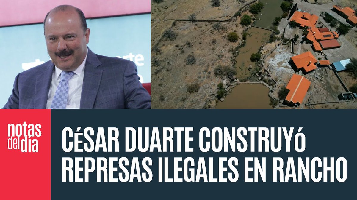 Conagua halla represas ilegales en propiedad decomisada a Duarte... ¡que ya recuperó! youtu.be/SwPuC28xuTc
