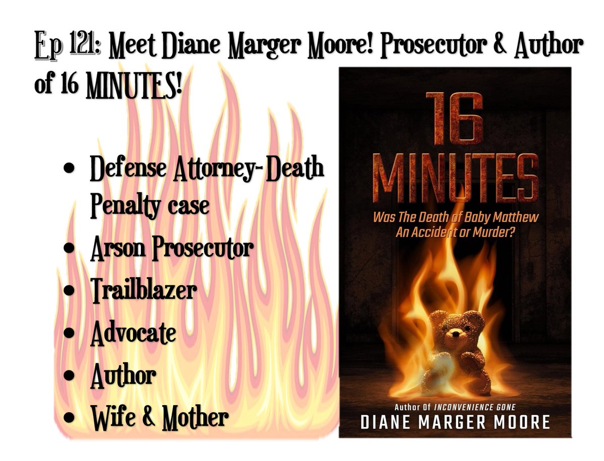 shelf_club's tweet photo. Ep 121:  Go inside the trial & the 47-year career of this trailblazing woman, Diane Marger Moore! Binge the series!
https://t.co/P5vFzt9Y00🎧🔥📚
#exclusiveinterviewalert #truecrimestories #podcast #booktok #spotifypodcast #deathpenalty #DontMissOut #womanpower #justice