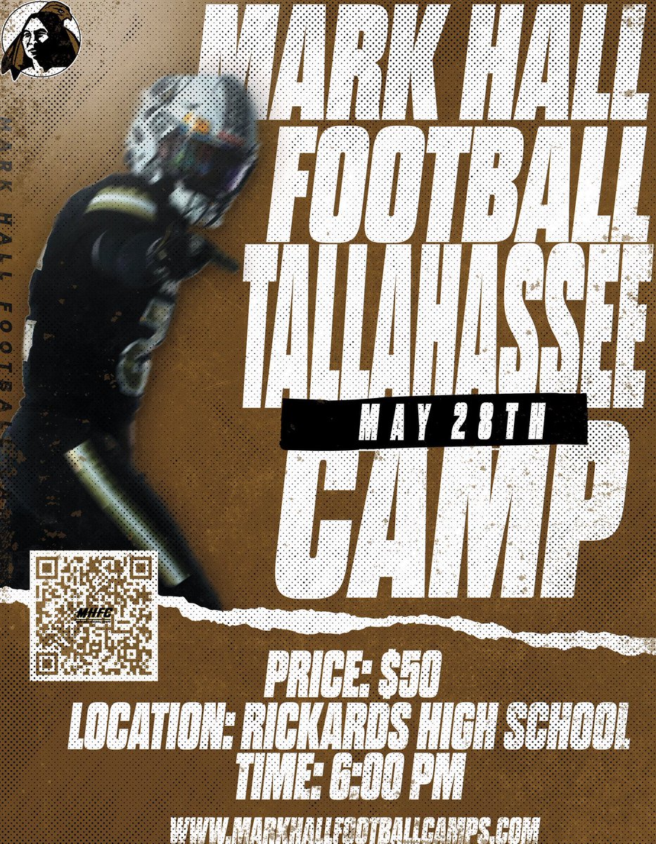 Tallahassee! We are on the way! Not too late to sign up!

Register Today: markhallfootballcamps.com/event-details-…