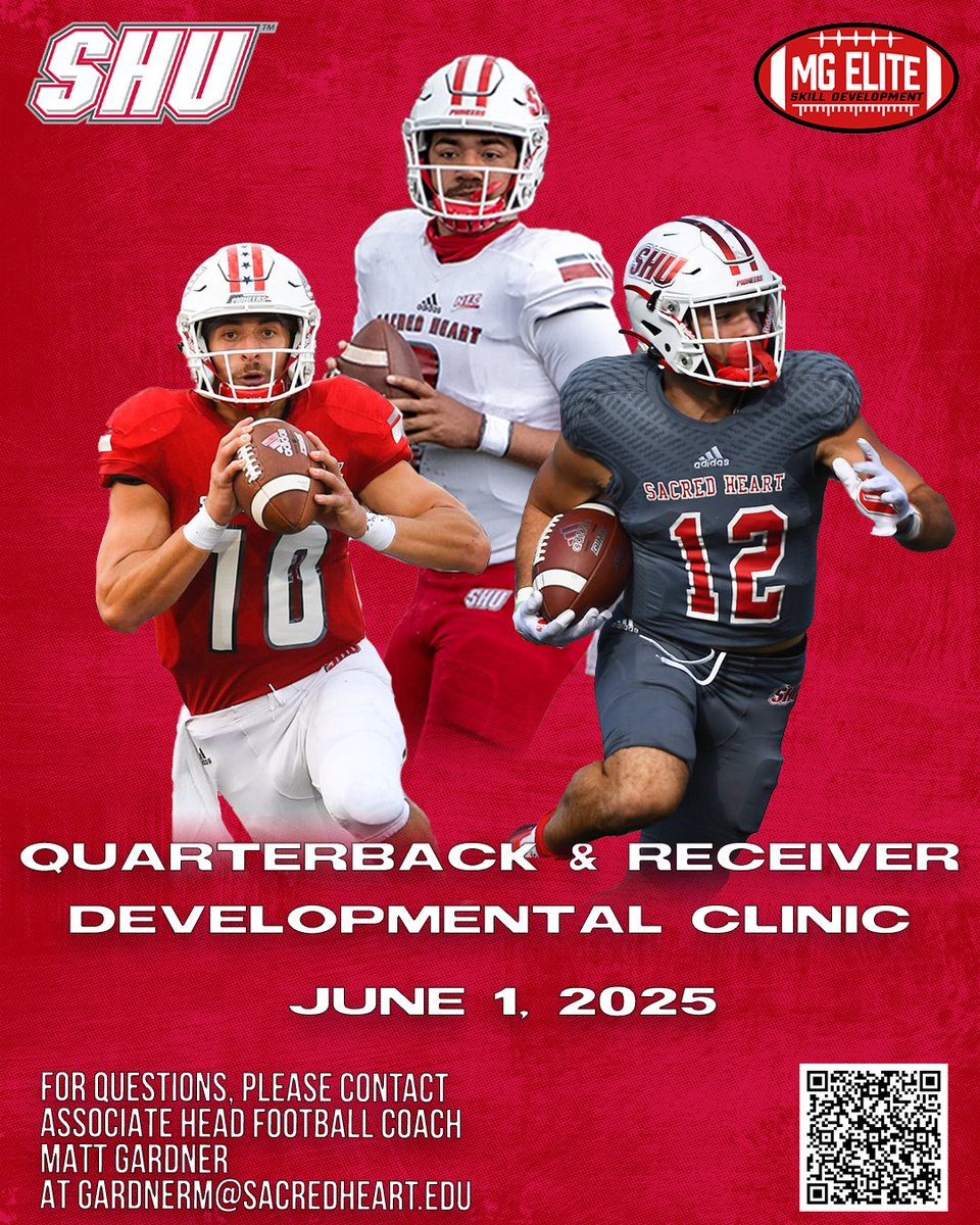 Matt Gardner (@coachgardner_) on Twitter photo We are just 4 days away.  If you are interested in a camp that will take the time to coach you up and review the tape with you this is the one for you.  Registration link ⬇️
shufootballcamps.ryzerevents.com/mg-skills-qbwr… We are just 4 days away.  If you are interested in a camp that will take the time to coach you up and review the tape with you this is the one for you.  Registration link ⬇️
shufootballcamps.ryzerevents.com/mg-skills-qbwr…