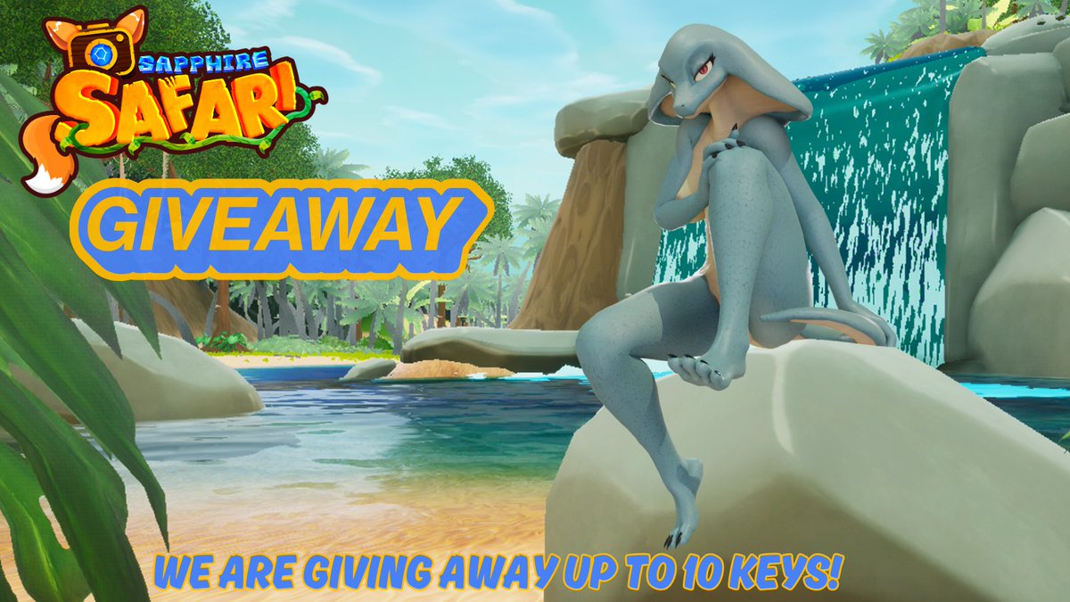 Y'all showed an INSANE amount of love and support for Sapphire Safari, so we think it's time to give back!

We are giving away 3 keys, BUT for every 10 retweets, we give away 1 more!!!

(The cap is 10 keys, tho, be aware)

GOOD LUCK TO EVERYONE, THANK YOU, AND WE LOVE YOU!