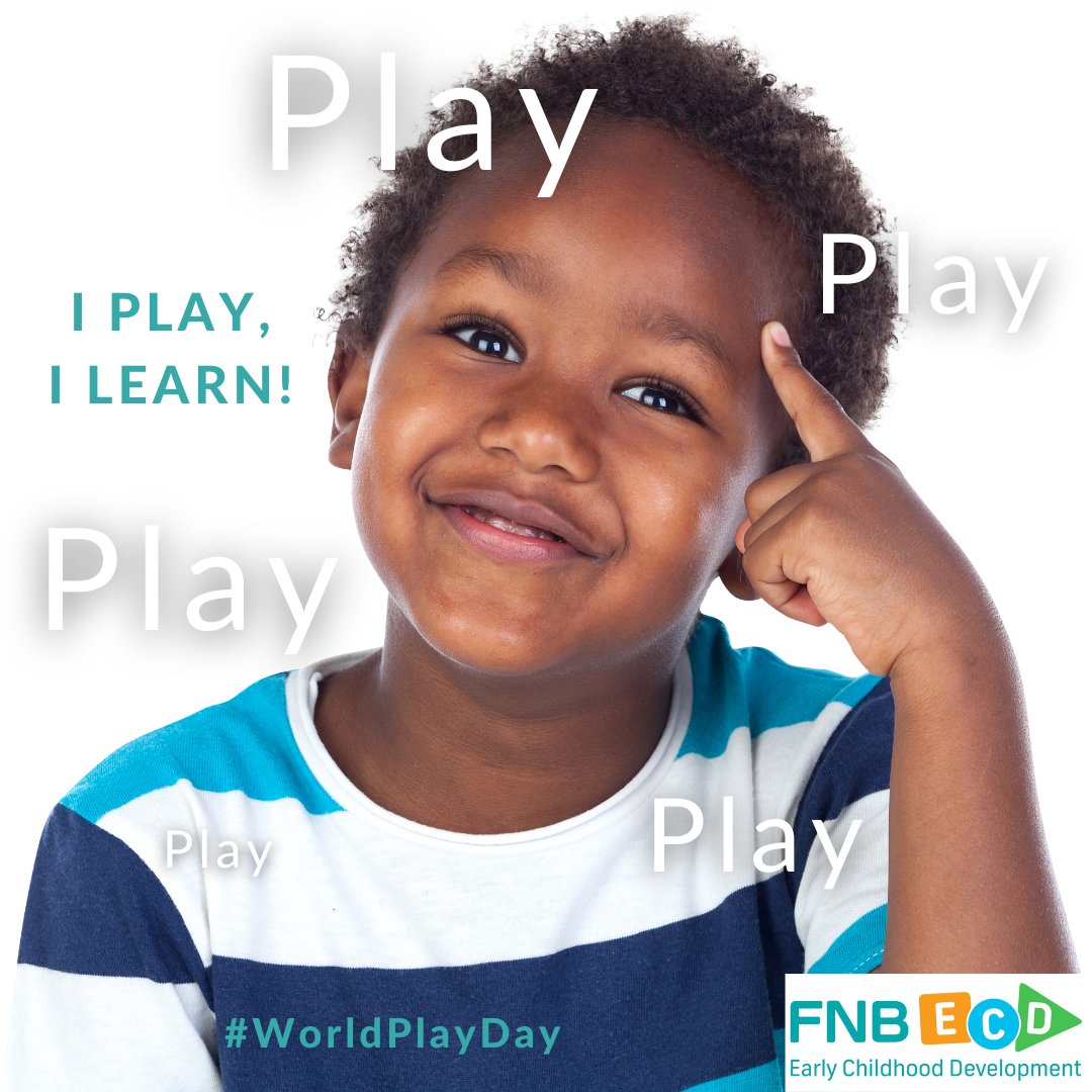 When a young child plays, s/he learns! 

Risky play, sensory play, role play, messy play. 

Just PLAY! 

Play towards sustainability 💛

#FNBECD #FNBCare  #WorldPlayDay