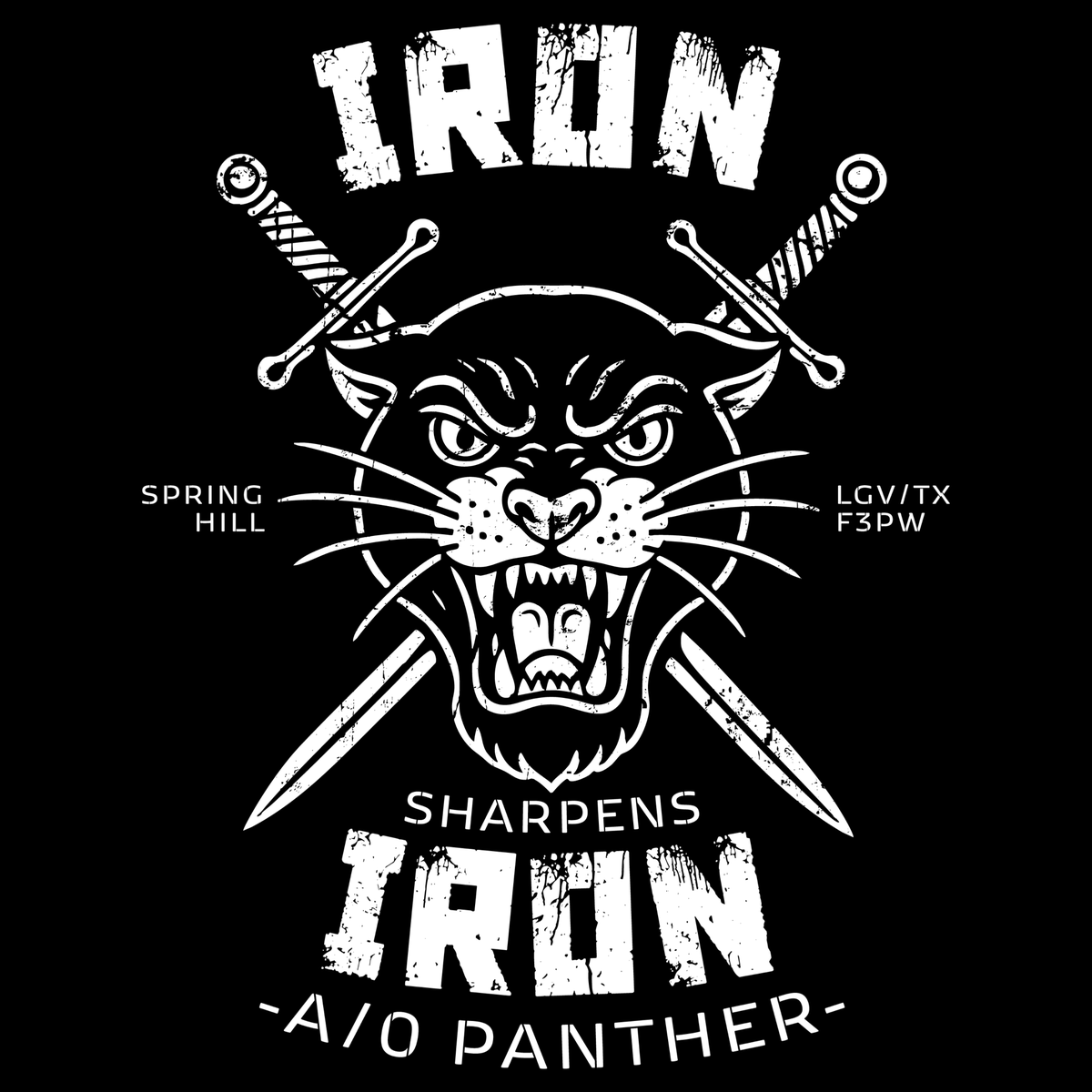 Another #f3logosbysnickers hot off the presses!! Check out Panther for F3 Pinewoods  !! Get one at f3gear.com/collections/ac… #logos #mudgear #gearME #F3counts #f3gear @f3nation