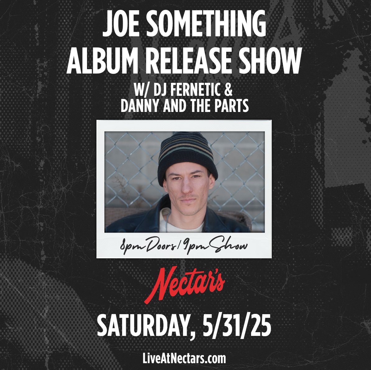 Burlington’s own shred wizard Joe Agnello is stepping out with his debut solo project Joe Something — and it’s time to celebrate. We’re throwing a release party at Nectar’s this Saturday, 5/31 w/ DJ Fernetic &amp; Danny and the Parts! Grab your tickets.

🎟: bit.ly/4dCbm7D
