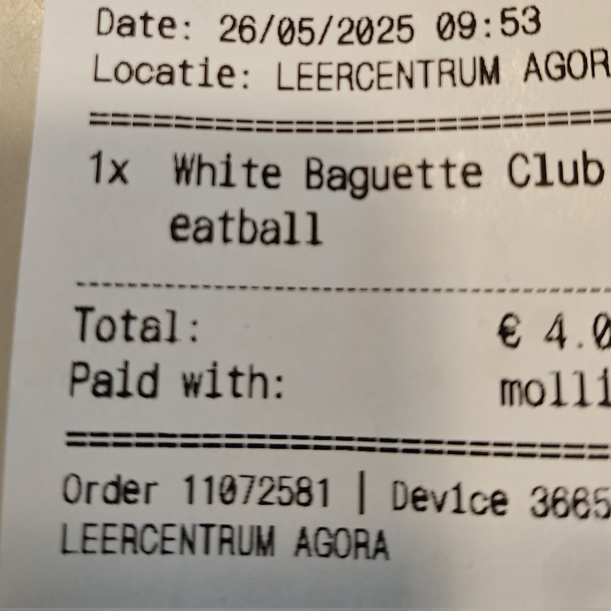 Broodje, salade, dessert of fruit - geleverd op je favoriete studieplek? Dat kan vanaf nu via: orderbilly.com/events/47be0f4…

#eatball #m #mmm