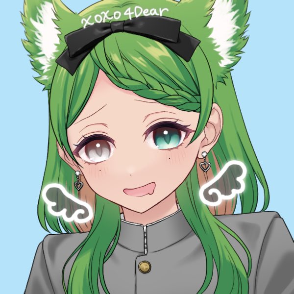 Mallowkie's tweet photo. Picrew Randomier Character Redesign Challenge! 
I used a old sketch I made for the face expression 😅
Heres the Link to the Picrew: https://t.co/VcUbpVplKh https://t.co/ndPcNJzXlg