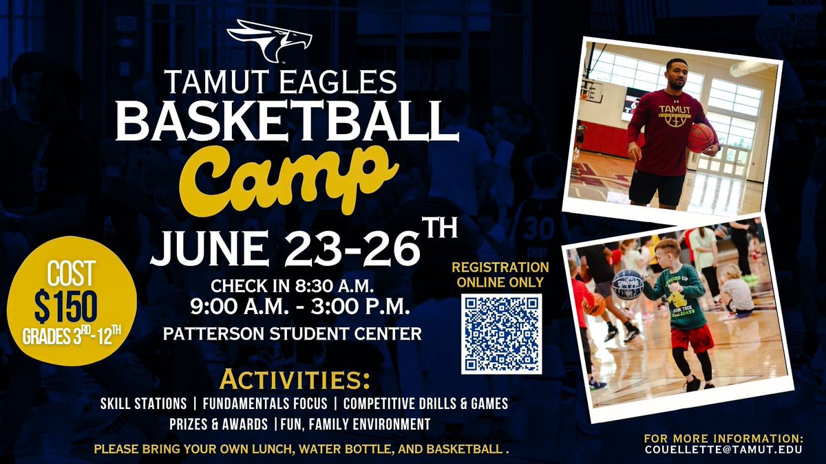 CAMP SEASON!!!!
Let’s get people signed up!!!
#TheStandard🦅