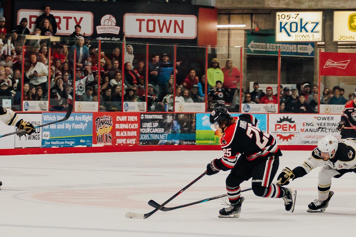 Waterloo Black Hawks (@blckhawkshockey) on Twitter photo A national audience gets a taste of how loud Young Arena can be. Tune in at 11 a.m. Central on Thursday for a rebroadcast of Game Five on <a href="/NHLNetwork/">NHL Network</a>.
Public Service Reminder: Start with the sound low to protect your hearing and/or speakers. A national audience gets a taste of how loud Young Arena can be. Tune in at 11 a.m. Central on Thursday for a rebroadcast of Game Five on <a href="/NHLNetwork/">NHL Network</a>.
Public Service Reminder: Start with the sound low to protect your hearing and/or speakers.